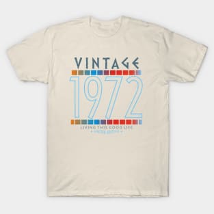 48th Birthday T-Shirt - Vintage 1972 T-Shirt